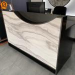 SGS Artificial Repairable Stone Reception Desk Boutique GMC Salon Counter