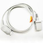 Datex 10 Pin Nellco Spo2 Cable Water Proof Reusable For Pediatric / Adult