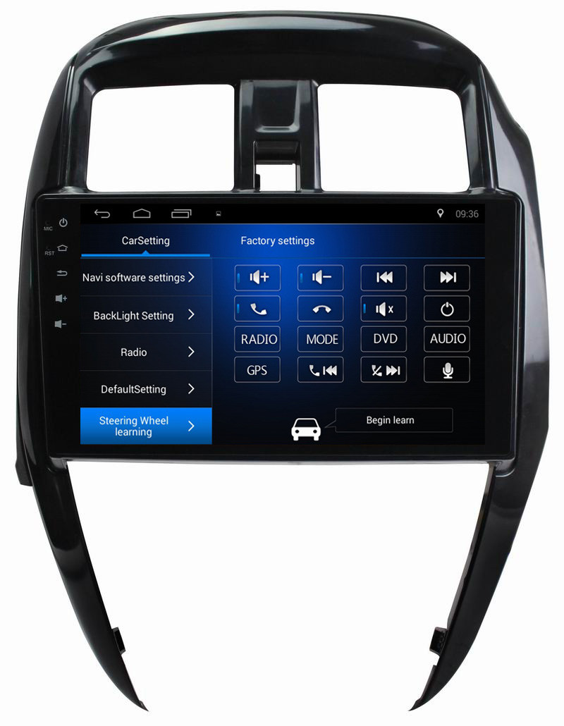 Ouchuangbo car radio digital screen android 8.1 for New Nissan Sunny with Bluetooth USB SWC wifi gps navigation