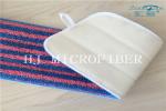 Red And Blue Stripe Yarn Dyed Microfiber Twisted Fabric Mop Heads Mop Replacemen