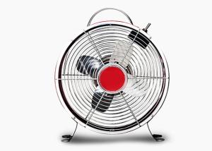 Wholesale Quiet Decorative Retro Electric Fan 2 Speed 4 Blade Metal Carry Handle from china suppliers