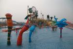 Customized Carp Carton Spray Park Aqua Park Equipment For Children / Kids Fun