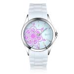 Japan Movt Silicone Sports Watch With Multi - Color Interchangeable Band
