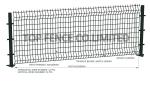 3D wire mesh fence panels