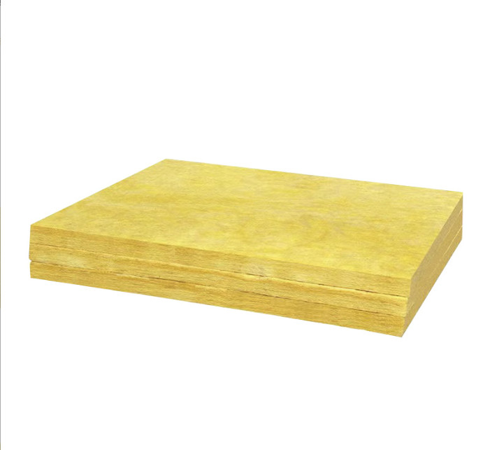 Yellow Fireproof 50mm Rockwool Thermal Insulation Slab OEM