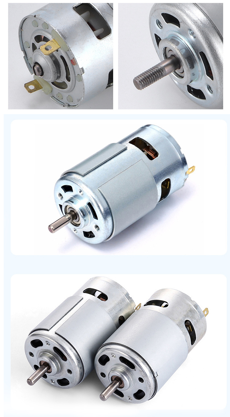 6V 12V DC Brushless Micro Planetary Gear Motor High Speed 775 For Car