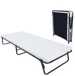 Folded Yes Stainless Steel Single Folding Bed Frame for Indoor Outdoor Easy