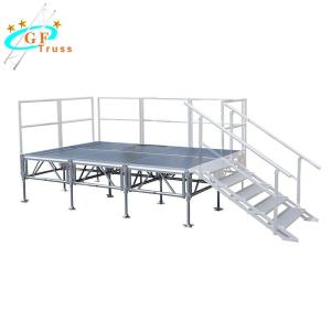 Wholesale Guangzhou hot selling adjustable aluminum portable stage platform from china suppliers