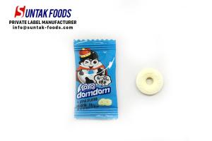 Wholesale Flow Pack Chewy Milk Candy , White Chewy Coffee Candy Custom Flavor from china suppliers