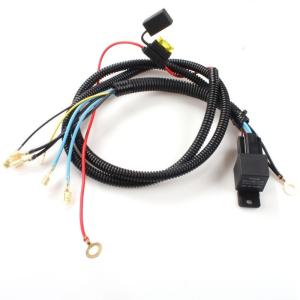 Wholesale Custom Motorcycle Vehicle GPS System 4pin Headlight Switch Connector Cable Assembly from china suppliers