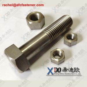 Wholesale Monel400 hex bolt M6 UNS N04400 2.4360 copper nickle alloy from china suppliers