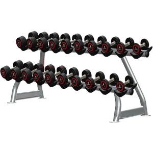 Wholesale Commercial Weight Lifting Dumbbell 3 Tier Vertical Bar Rack Custom Logo from china suppliers