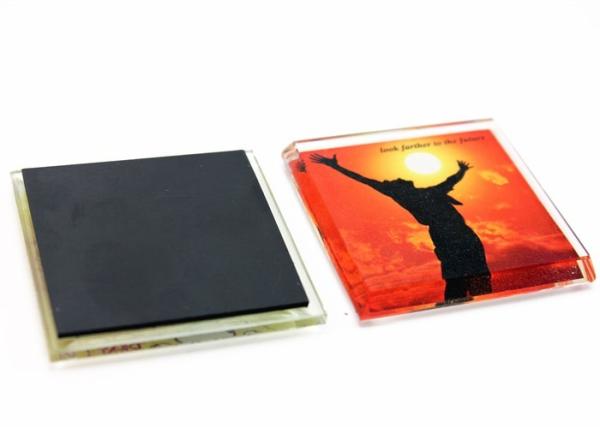 STRONG & DURABLE Glass Fridge Magnets, Magnetic Refrigerator Sticker Home