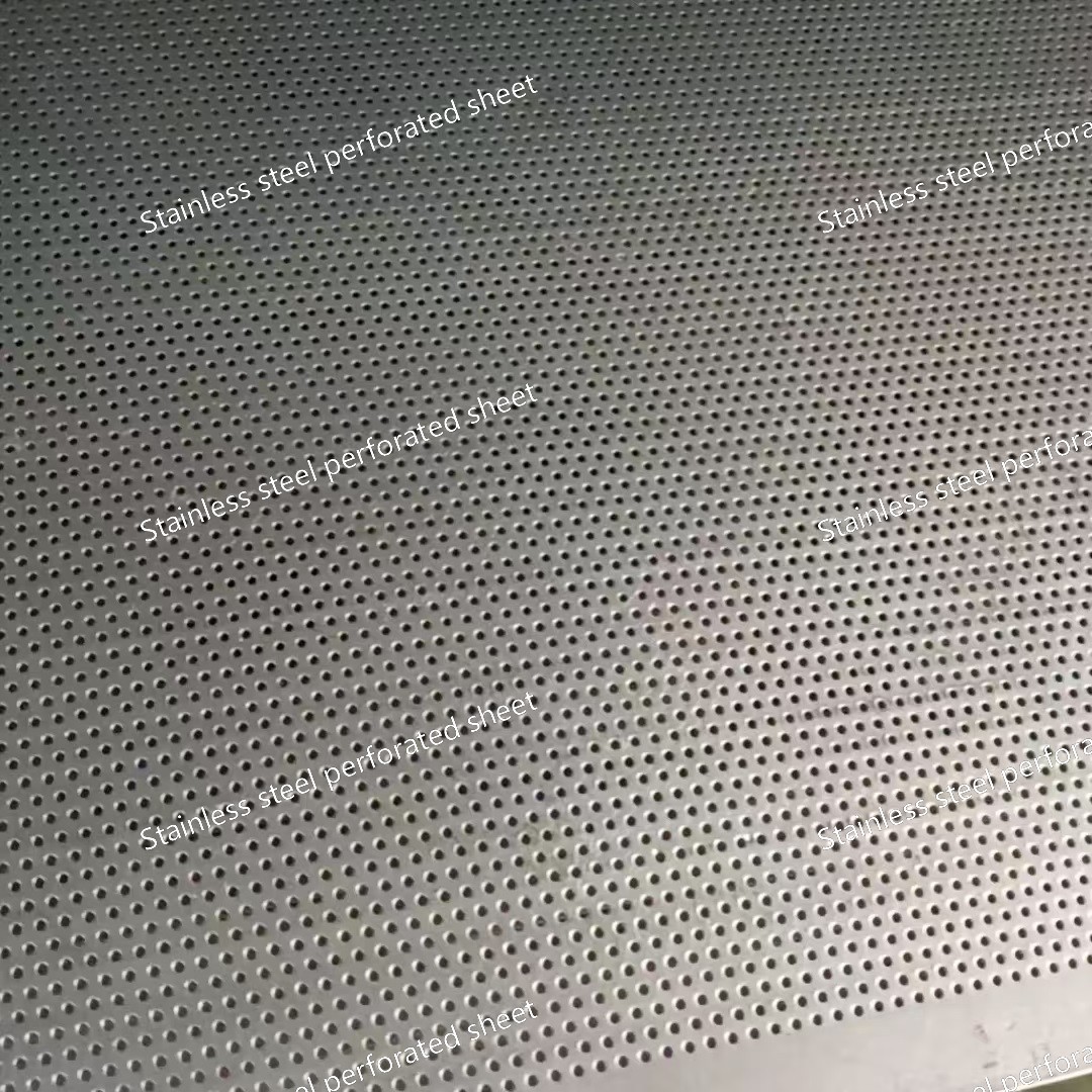 Duplex 2205 / S31803 / 1.4462 Stainless Steel Perforated Sheet With Small Diameter Round Hole 0.4mm 0.5mm 0.6mm 0.8mm For Chemail Area