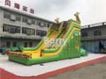 0.55mm PVC Kids Aduct Size Commercial Outdoor Giraffe Inflatable Dry Slide For