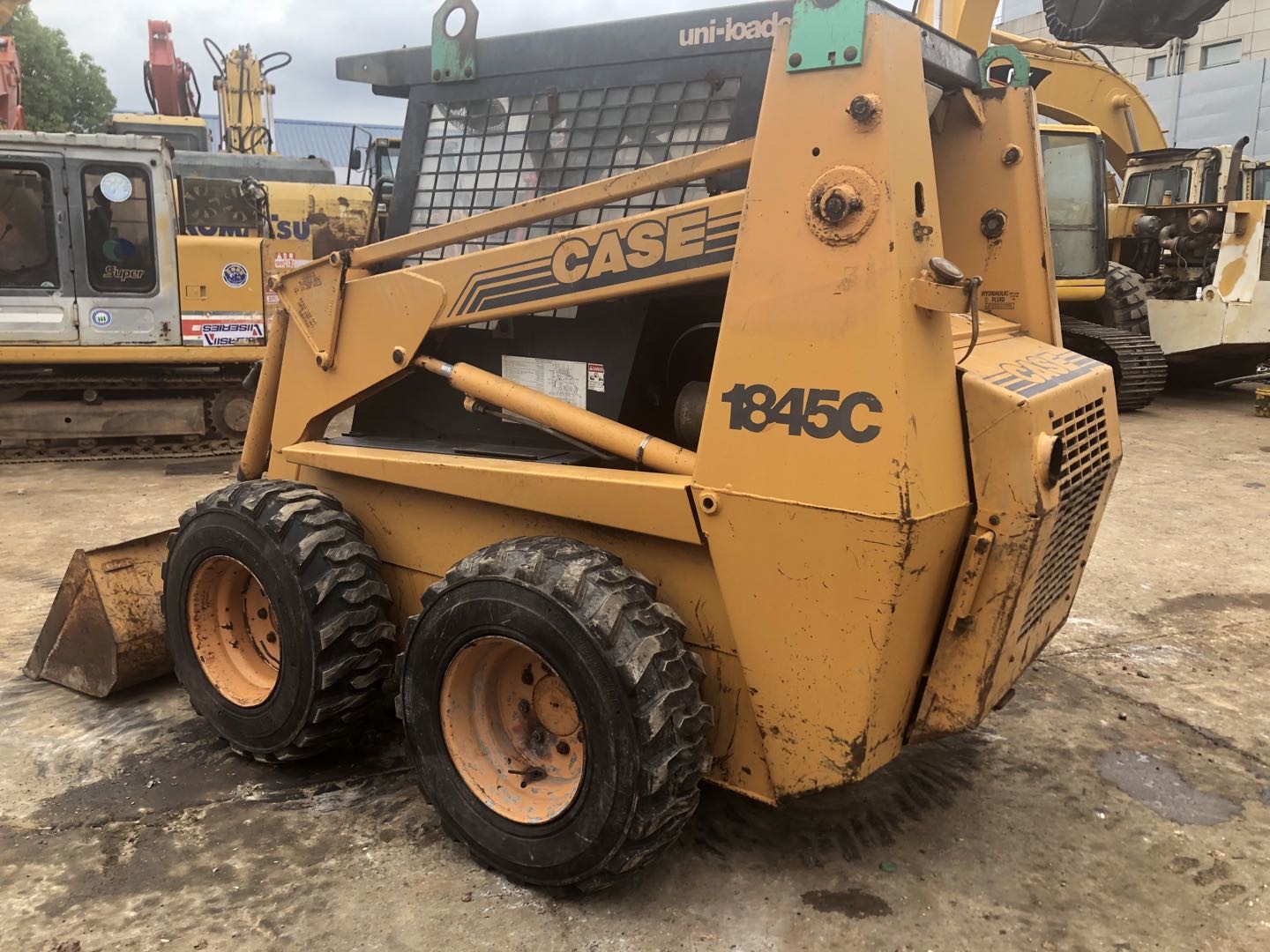 74hp Used Skid Steer Loader Case Engine Make 1845C