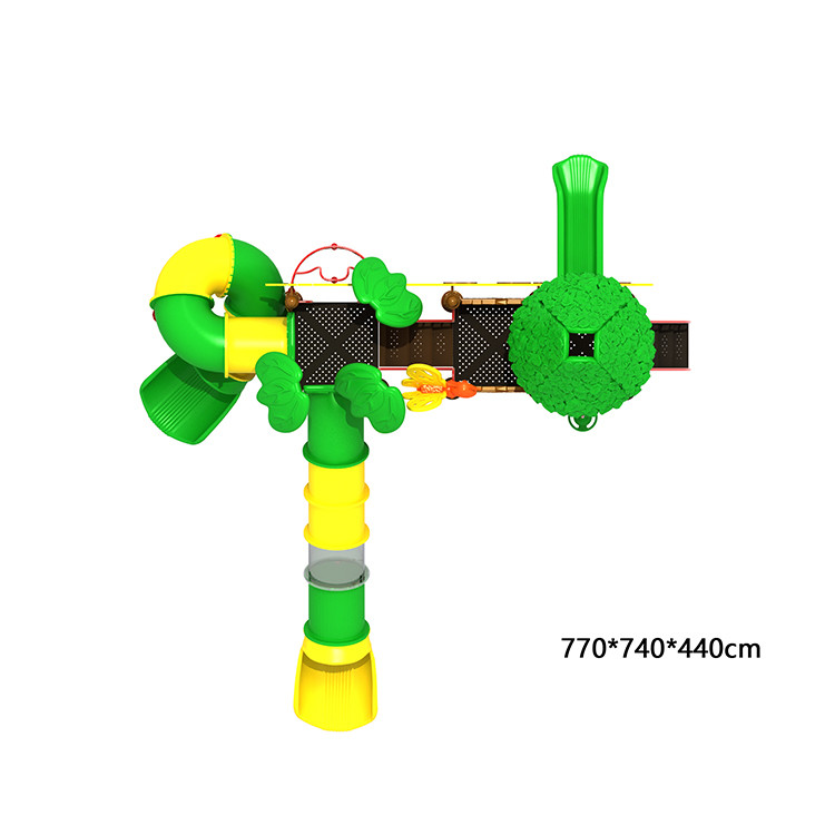19029 Customized PE Playground Slide Equipment Children Outdoor