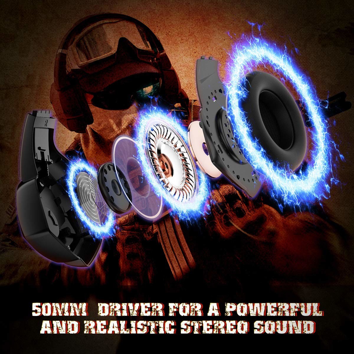 Wired Onikuma K11 Noise Cancelling Gaming Headphones