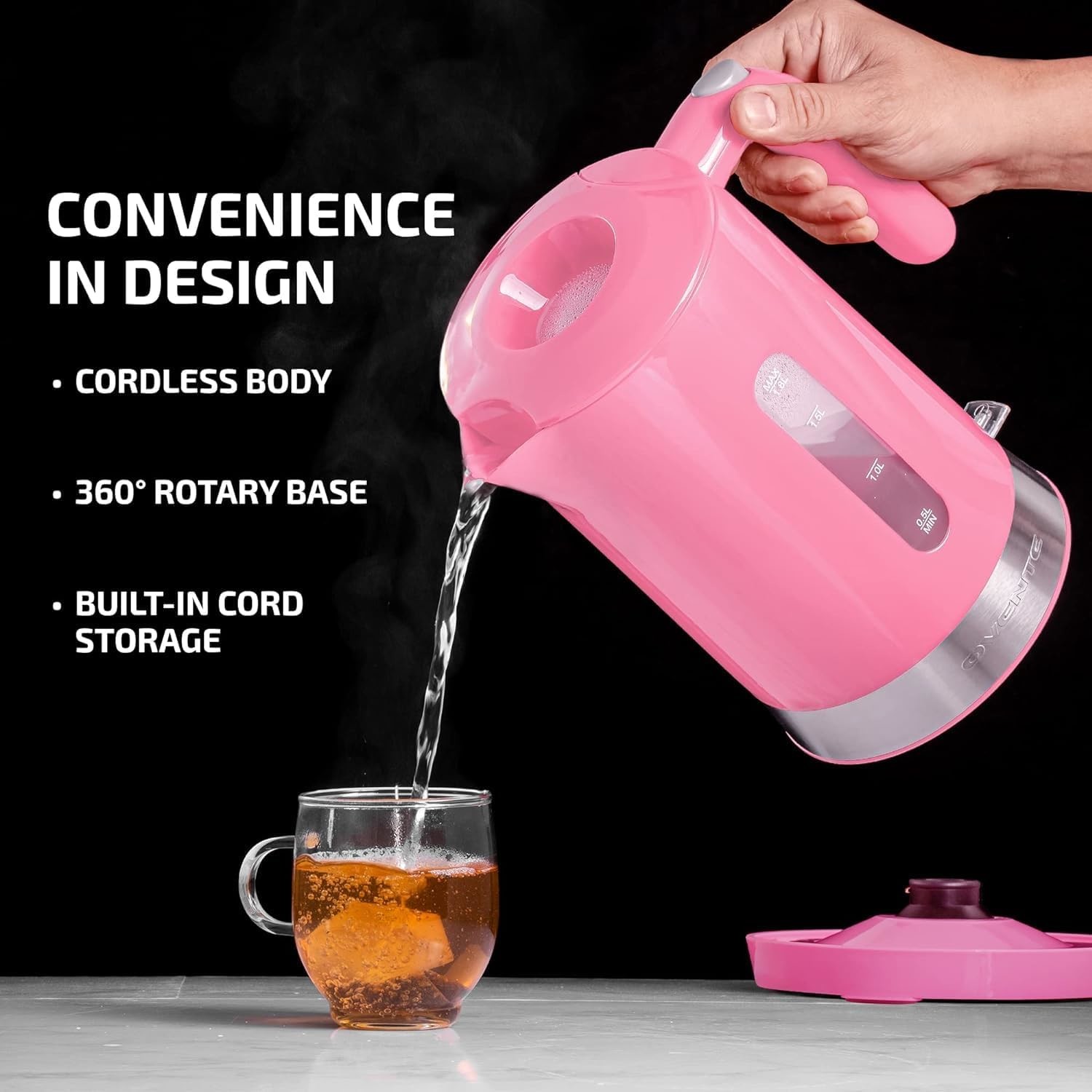 Clean Drinking Water Electric Kettle for Home amp Office BPA Free Fast Heating Boiler