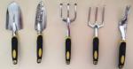 Non Slip Handle Plant Trowel 5 Pieces Garden Hand Tool Set