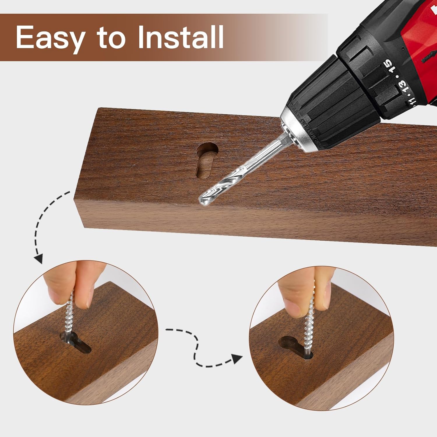 16 Inch Dark Walnut Magnetic Knife Holder for Wall Keep Your Knives Within Easy Reach