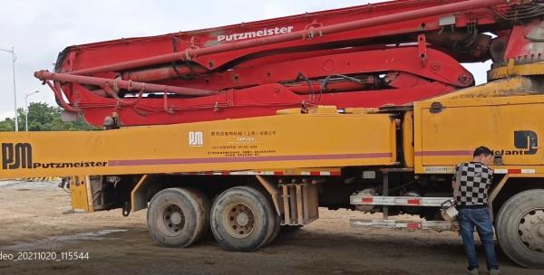 Benz Actros Chassis 2012 Used Putzmeister Concrete Pump 46m with After-sales