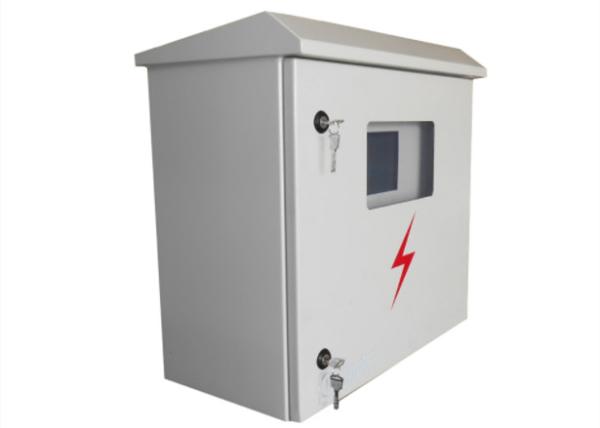 Outdoor Indoor Stainless Steel Electrical Cabinet / Anti Rust Metal Distribution