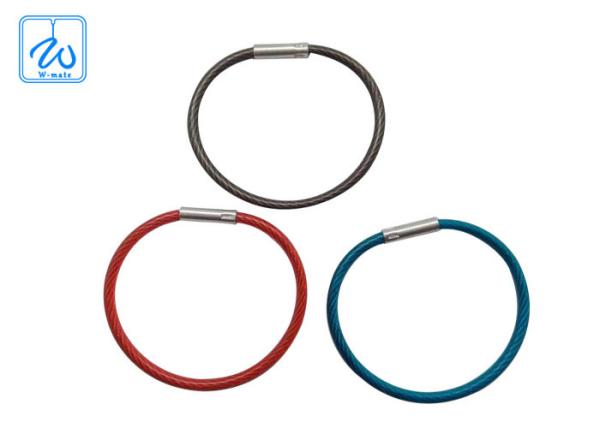 Quality Locking Cable Key Ring for sale