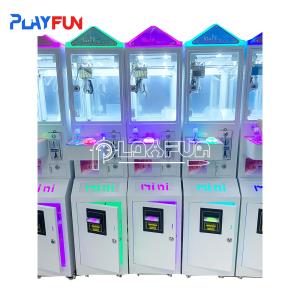 Wholesale PlayFun Wholesale Coin Operated Candy Vending Machine Mini Claw Machine with Cash Bill Acceptor for Sale Claw Game Machi from china suppliers