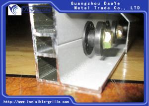 Wholesale Home Safe Invisible Grilles Aluminium Rail Track Milk White / Grey Color from china suppliers