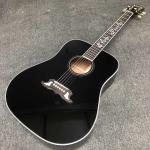 Custom 2023 dove elvis presley black acoustic guitar GB dove electric acoustic