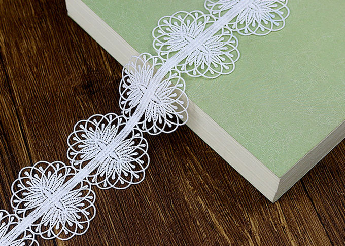 Cutomized Floral French Venice Guipure Lace Trim For Apparel Ribbon 7CM Width