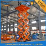 Heavy Duty Stationary Hydraulic Scissor Lift Platform For Warehouse , Packaging