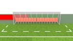 12 Seats Outdoor Stadium Seating , Soccer Shelter Bench For School Stadium
