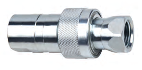 ISO5676 Ball Valves Type Hydraulic Quick Couplings NBR Seal Carbon Steel Material