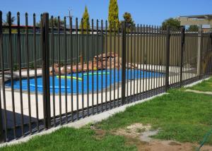 Wholesale Anti Corrosion Pool Security Fence , 2100x2400mm Galvanized Tube Fencing from china suppliers