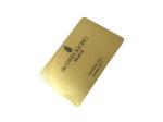 High End Custom Logo Durable Original Brass CR80 Metal Business Cards