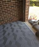 Outdoor Interlocking Garage Carpet Tiles 40x40 Hard Plastic Garage Tiles