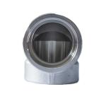 Socket Welding 304 Stainless Steel 45 Degree Elbow For Water