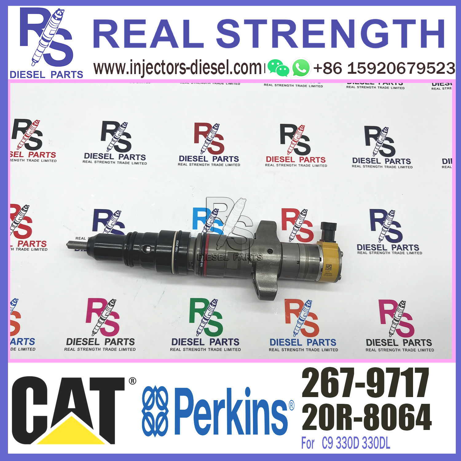 Common rail Injector Diesel fuel Injector 267-9722 267-9717 267-3361 267-9710 for CAT C7 C9 Engine