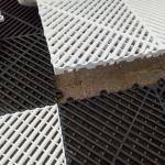 Portable PP Interlocking Flooring Tiles Outdoor Sports Basketball Court