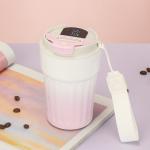 Insulated Coffee Cup With Leakproof Lid Reusable Coffee Cups Travel Cup 13 OZ