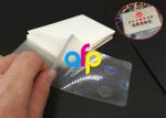Hot Lamination Machine Suit Laminating Pouch Film , Glossy Thermal Laminating