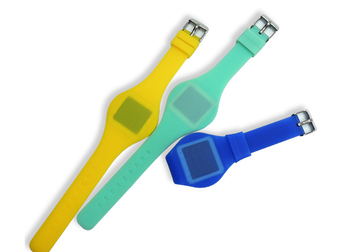 Candy colors Children's Electronic Silicone Watch LED Touch Cartoon Watch Promotion Custom Gift Cartoon
