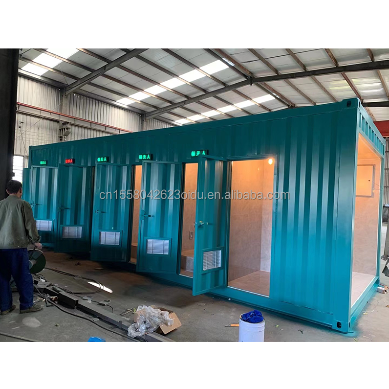 40ft Container Garden Public Men's and Women's Restrooms with Modern Sanitation Systems
