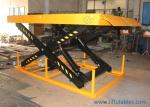 1500 Kg 10000 Lb Stationary Scissor Lift Table Forklift Truck Hydraulic Lifter