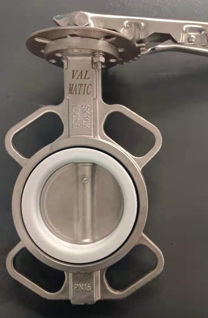 chinese factory wholesaler pn16 Cast Iron Wafer type butterfly valve Electric Pneumatic Handle