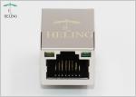 Integrated Magnetics Through Hole RJ45 Female Connector For Networking Devices