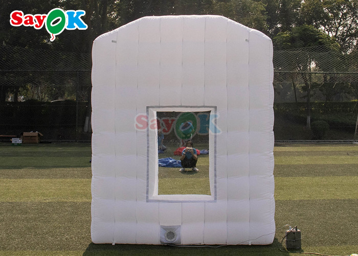 White Inflatable Hot Yoga Dome Tent For Home Portable Personal Yoga Room