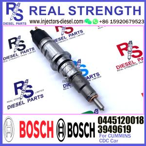 Wholesale diesel engine common rail fuel injector 0445120018 3949619 forCummins 2002-2004 from china suppliers